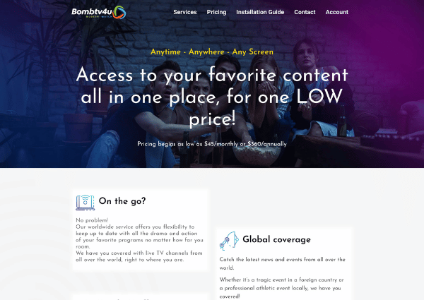 IPTV Website